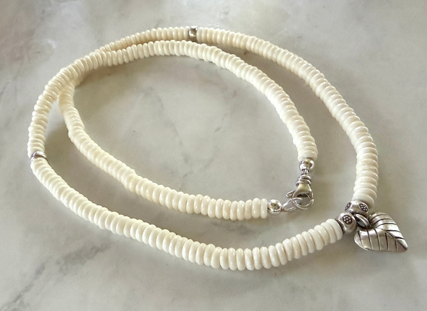 Heart + Bone Necklace
