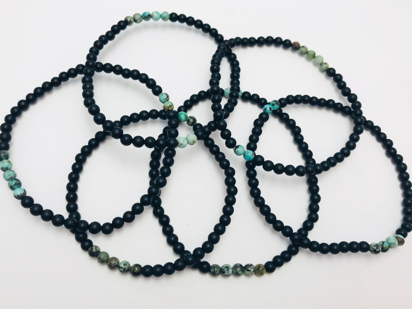 SELF MASTERY BLACK ONYX & TURQUOISE BRACELET