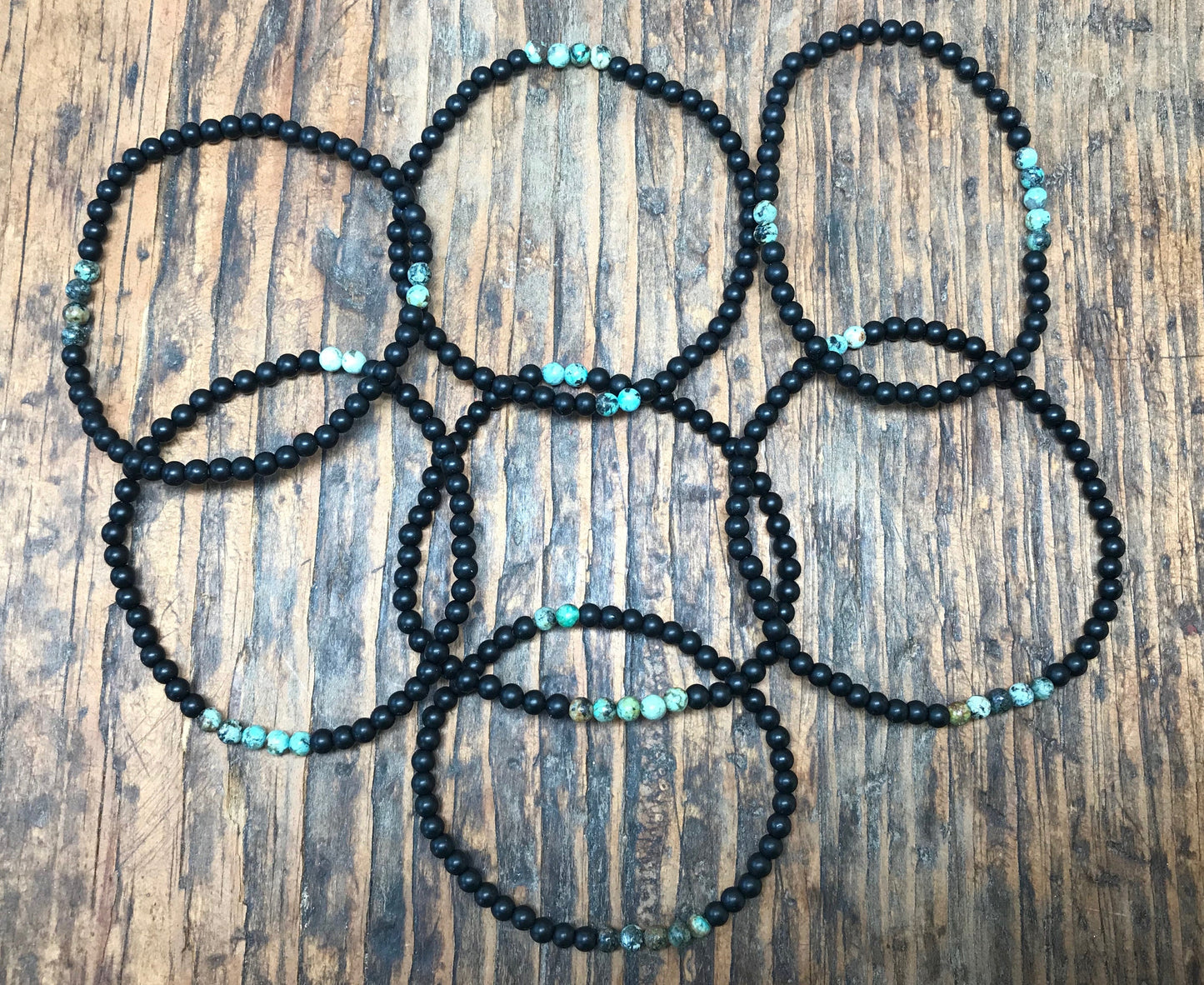 SELF MASTERY BLACK ONYX & TURQUOISE BRACELET
