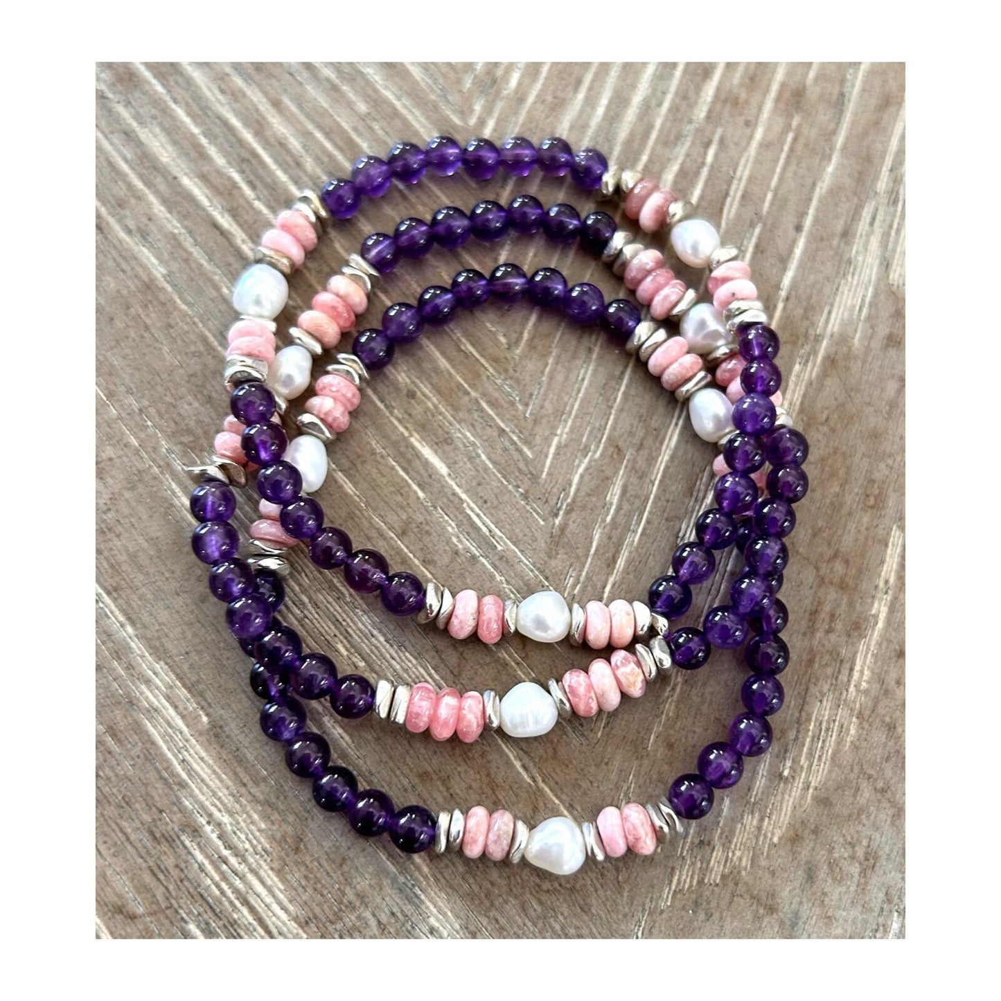 HOPE AND FAITH STACK BRACELETS