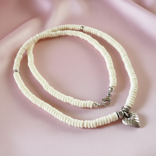 Heart + Bone Necklace