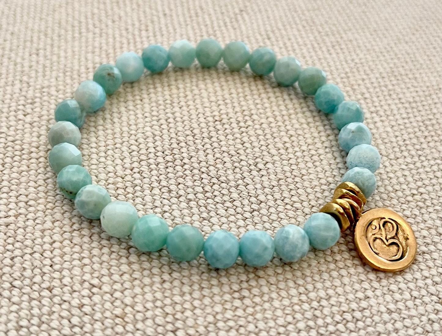 OM LARIMAR BRACELET