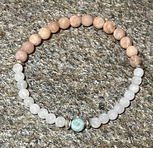 SUNSTONE + MOONSTONE BRACELET